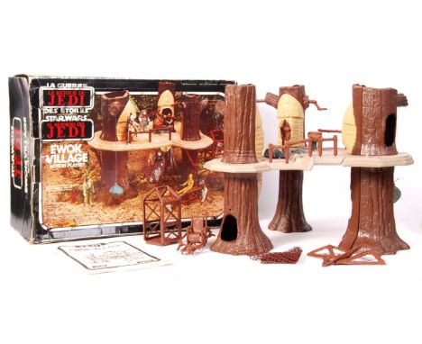 An original vintage Palitoy made Star Wars ' Ewok Village Action Playset '. 100% complete, including all small accessories an