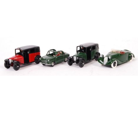 A collection of 4x PP Copy Models made reproduction Dinky Toys / Spot On diecast models. Each beautifully made, and very high