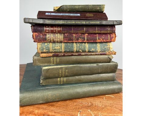 RAILWAYANA: A COLLECTION OF EARLY RAILWAY BOOKS AND RECORDS,To include: Railway Statistics: 1920-22 Barnsley to Dewsbury Gas 