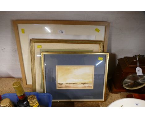 Three original pictures, watercolour of Keswick by Jack Scrivener, watercolour Kirby Lonsdale after heavy rain by Tiana Marie