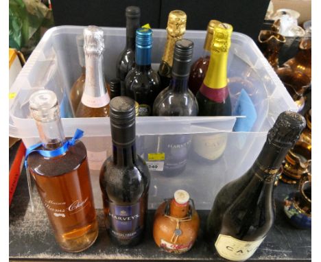 Box of wine and sherry