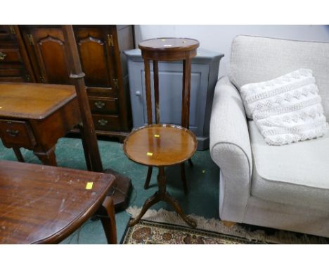 Edwardian plant stand and wine table