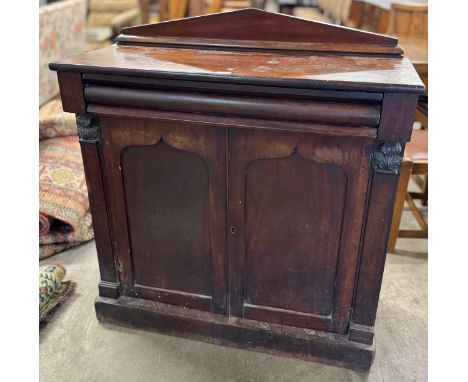 A Victorian carved mahogany chiffonier 