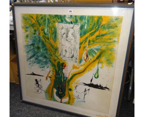 SALVADOR DALI limited edition (335/2000) Demart print, dated 1989  Condition reports are provided on request by email only fo