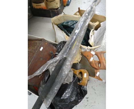 Part of a garage clearance including hand tools, fishing rods ETC Condition reports are provided on request by email only for