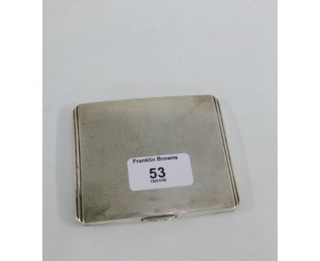 George V silver cigarette case, Birmingham  1941 