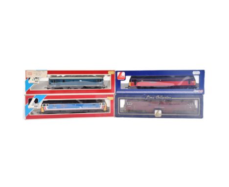 Four Lima made OO gauge model railway diesel trainset locomotives comprising; No. 205209 Class 47 'County of Norfolk' 47582, 