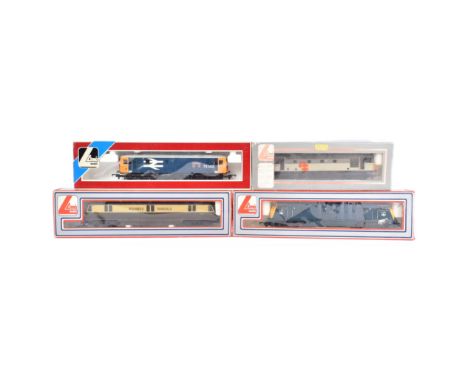 Four Lima made OO gauge model railway diesel trainset locomotives comprising; 205169 MWG BR Class 73 Broadlands Diesel Loco, 