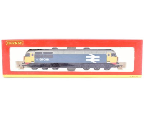A vintage Hornby OO gauge model railway trainset locomotive engine, No. R2235E BR Co-Co Diesel Electric Class 56 '56098'. Wit