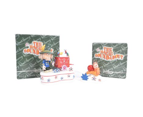 The Magic Roundabout - Robert Harrop - x2 boxed figurines / statues: MR04 Brian and MR07 Mr Rusty Musical Box. Highly detaile