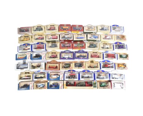 Diecast - a large collection of assorted Lledo Days Gone / Promotional Models and Oxford Diecast model cars. Various classic 