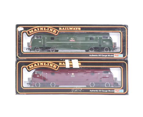 Two Mainline Railways OO gauge model railway diesel trainset locomotives comprising; No. 37-064 Type 4 B-B Diesel Hydraulic L