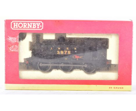 A vintage Hornby OO gauge model railway trainset locomotive engine No. R2400 LNER 0-6-0ST Class J52 '3975'. Housed within ori