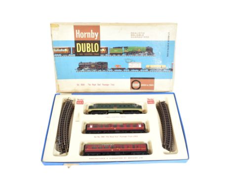 A vintage Hornby Dublo OO gauge model railway electric trainset, No. 2034 'The Royal Scot' Passenger Train. Comprising of '2-