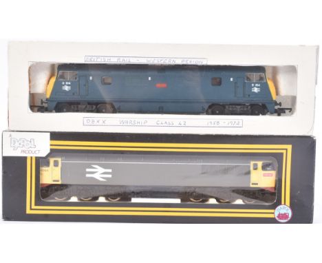 Model Railway - x2 OO gauge model railway trainset locomotive diesel engines comprising; Lima L205127 Class 42 Diesel Hydraul