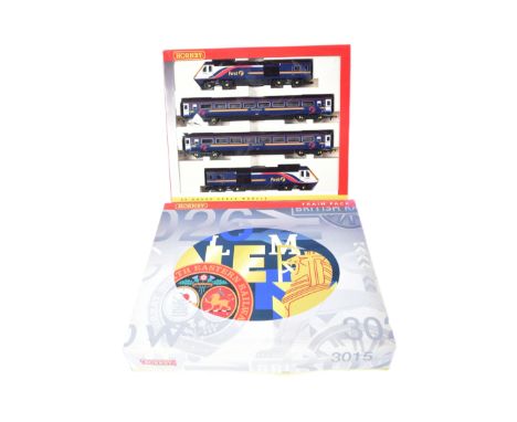 A vintage Hornby OO gauge model railway electric trainset No. R2299 'Great Western Trains High Speed Train'. The set containi