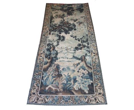 VERDU TAPESTRY, 300cm x 133cm, chestnut tree design within a corresponding border.