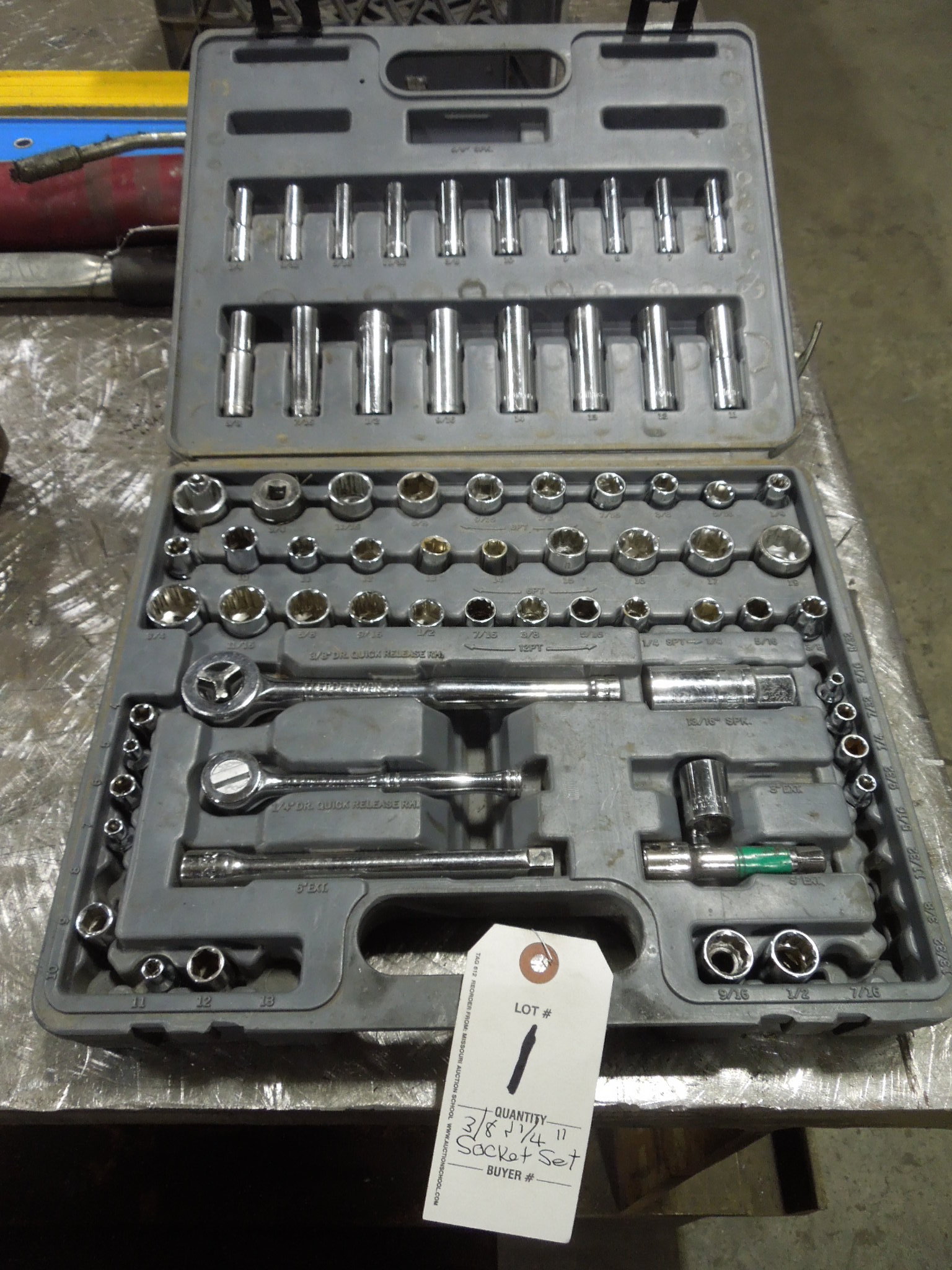 Evercraft Socket Set, 3/8" 1/4"