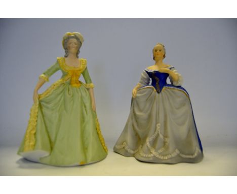  A Florence figural lamp, Lady Jane, Figure of the Year 1996;  a similar figure, Cinderella (2)**All lots in this sale are su