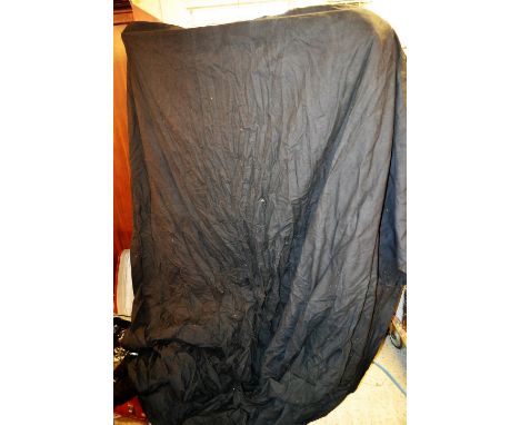 A pair of theatre black-out curtains  **All lots in this sale are subject to a maximum of £2.50 plus VAT Buyers Premium**