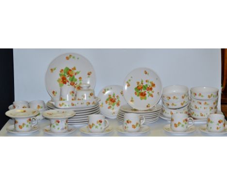A Noritake porcelain Progression "Happy Days" pattern part tea and dinner service **All lots in this sale are subject to a ma