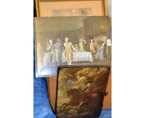 Decorative prints and frames, various, 18th century and onwards (1 box)**All lots in this sale are subject to a maximum of £2