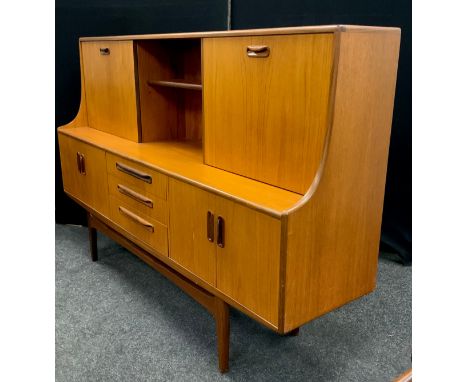 A Teak G-Plan Fresco model Sideboard, designed by Victor Wilkins, c.1960, 122cm high x 188cm wide x 45.5cm deep.