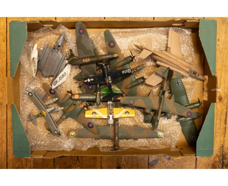 We dont normally offer made up kits, but this small collection of mostly WW1 military aircraft are very well made and would m