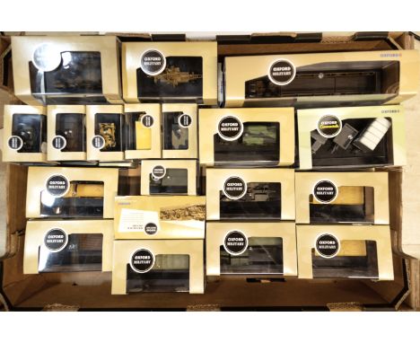 40 Oxford vehicles. All 1:76 scale including 21 Oxford Military series, WW2 British and American trucks, light commercials, b