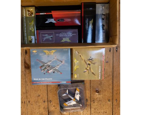 8 Corgi Aviation Archive etc model aircraft. War In The Pacific New Guinea P-38J-15 "Marge", Major Richard "Dick" Bong. D.H. 