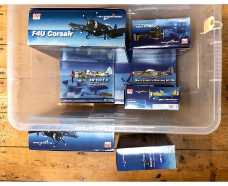 7 HM Hobbymaster 1:48 Air Power Series Aircraft. F4U Corsair MK.II Sub Lt. Donald J. Sheppard, HMS Victorious 1945, HA8205. R