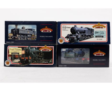 4 Bachmann Branch-Line Model Railways OO Locomotives. A (31-603) Gresley class VI BR ex LNER 2-6-2 tank loco, 67635 in lined 