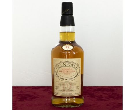 Glenfoyle Single Malt Scotch Whisky, Aged 12 Years, 40%vol 60cl, 1btl 