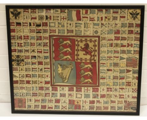 The Grange Goathland - Royal Standard of Great Britain and Ireland, Spanish Standard, Russian Standard, Standard of Austria a