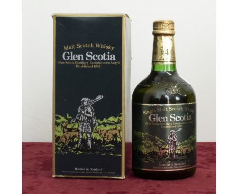 Glen Scotia Malt Scotch Whisky 14 years old, 40%vol 70cl, dumpy bottle in carton, 1btl 