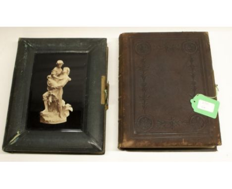 The Grange Goathland - Family photograph album, with inset print on glass panel , family photos from people related to the Tu