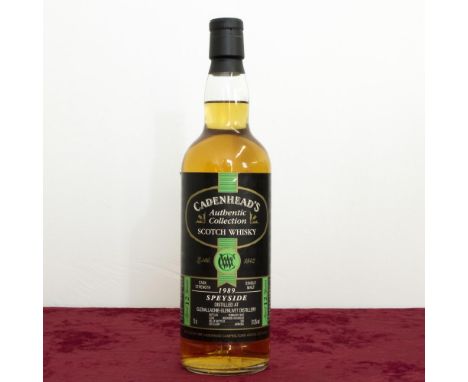 Cadenhead's Authentic Collection Speyside Scotch Whisky 1989, aged 12 years, distilled at Glenallachie-Glenlivet Distillery, 