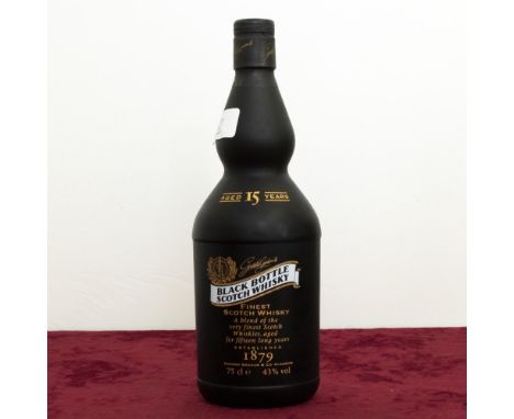 Gordon Graham Black Bottle Scotch Whisky, aged 15 years 43%vol 75cl, 1btl 