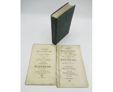 Description of the Field of Battle and Disposition of the Troops engaged in the Action fought on the 18th of June 1815 near W