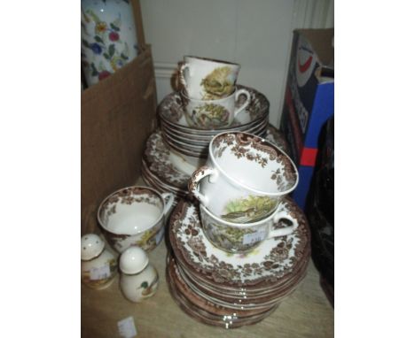 Royal Worcester Palissy Game series part dinner and tea service