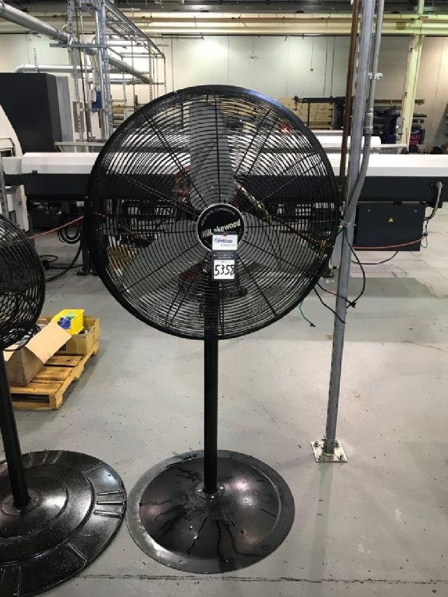 Lakewood Model HV30PBC 30" Pedestal Fan, 120 Volt
