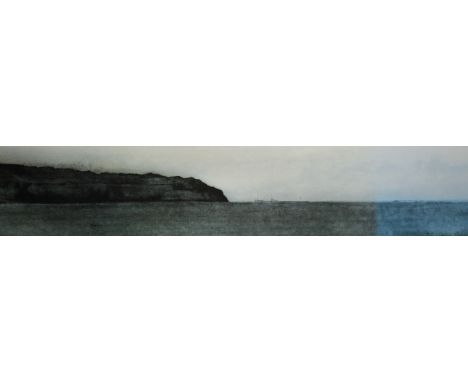 After John Knapp-Fischer, Headland, limited edition print, signed, 12 x 54cm 639/850; together with a signed copy of John Kna