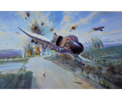 Simon Atack, signed artist's proof, limited edition colour print 46/500, 'Phantom Raiders' with certificate.