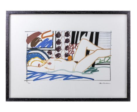 Tom Wesselman plate signed and numbered digigraphy print on paper WESSELMANN TOM (°1931-2004) digigrafie op papier genummerd 