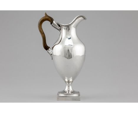 18th Cent. English maybe James Graham signed water jug in "London 1775" marked silverJAMES GRAHAM (?) achttiende eeuwse Engel