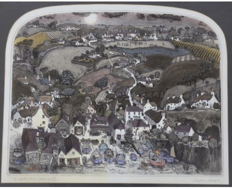 Graham Clarke (b.1941), etching and aquatint, 'The Nasty Tern', signed and inscribed artist proof, 54 x 69cm