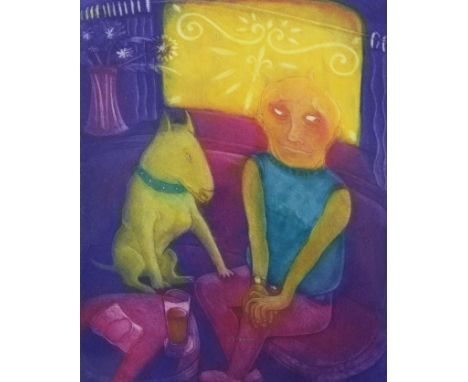 Theresa Pateman (Contemporary), limited edition print, ‘A Tender Moment’, signed in pencil, 11/100, 25 x 20cm