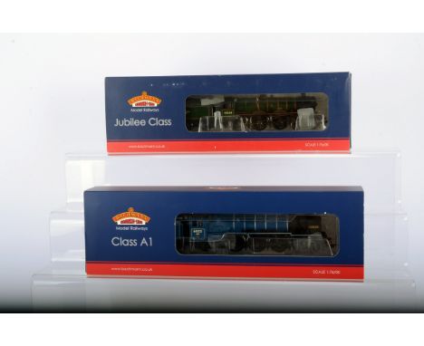 Bachmann OO Gauge BR Steam Locomotives and Tenders, both boxed, 31-178 Jubilee Class 45659 Drake in BR green and 32-561 Class