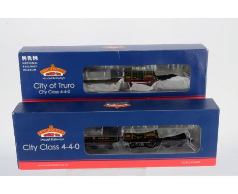 Bachmann OO Gauge GWR City Class Steam Locomotives and Tenders, both boxed, 31-725NRM City of Truro 3440 produced for the Nat