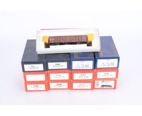 Rivarossi HO Gauge LSM and standard SNCB Hopper wagons and Gondola, 2126 Ermewa, 2131 Cita, 2134 Maferi, 2139 Cita, 2141 Mafe